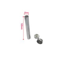 100 szt. Laboratorium dentystyczne aluminiowy wkład z pokrowcami na elastyczne akrylowe wstrzykiwanie praca na Removabla Denture specyfikacja 22mm * 120mm 1